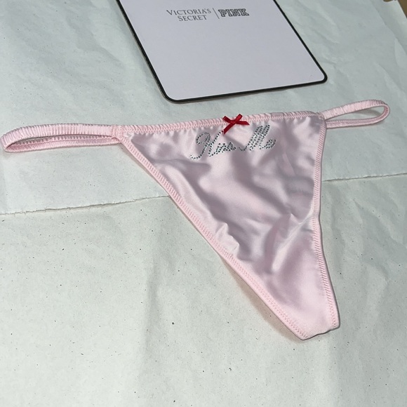 Victoria's Secret Vstring THONG (Kiss Me) Panty XL - Picture 4 of 12